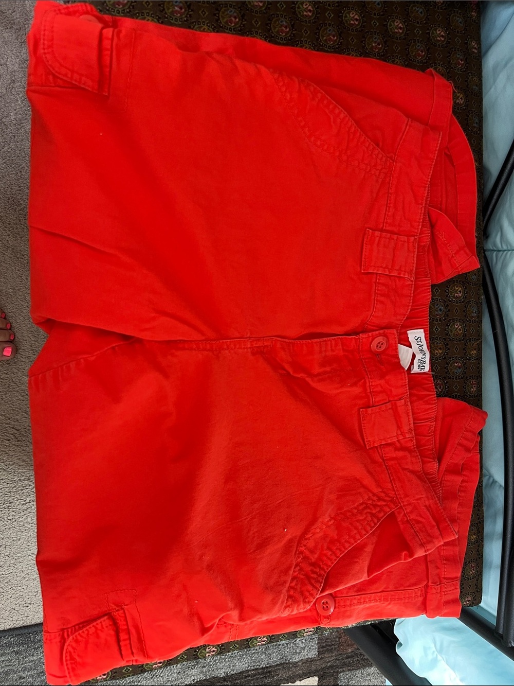 Burnt Orange Women's Cargo Shorts